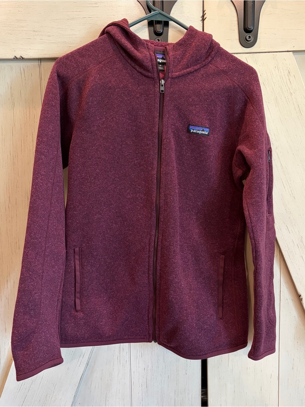 Patagonia Maroon Full-Zip Jacket Size Large